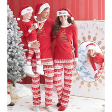 New Family Matching Clothes Cotton Family Christmas Pajamas Family Look Suits Lovely Infant Clothing 2Pcs 2019 Christmas Outfits 2024 - buy cheap