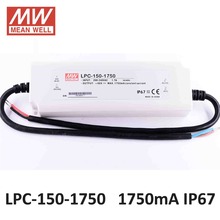 Mean well LPC-150-1750 Constant Current 1750mA led driver 180 ~305VAC input 150W power supply 43-86VDC output LED power supply 2024 - buy cheap