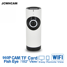JCWHCAM-cámara de seguridad para el hogar, dispositivo de vigilancia de 720P, 960P, WiFi, CCTV, IP, interior, IR, Monitor de visión nocturna, Fish Eye, 960P, Control remoto para teléfono inteligente 2024 - compra barato