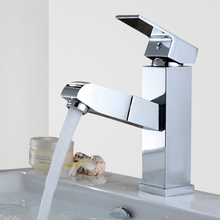 Pull out faucet Design Chrome Basin for Washing Hair and Face Polished sink Mixer Tap Bathroom Faucet 2024 - buy cheap