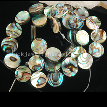 Free Shipping Fashion Jewelry 12mm New Zealand Shell Round Loose Beads 15.5" FG6365 2024 - buy cheap