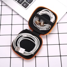 Square Earphone Wire Organizer Box Data Line Cables Storage Box Case Container Coin Headphone Protective Box 8cm 2024 - buy cheap