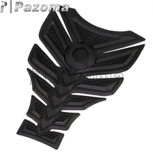 PAZOMA 1 Pcs Black Rubber Tank Pad Tankpad Protector Sticker For Motorcycle Universal Fishbone 2024 - buy cheap