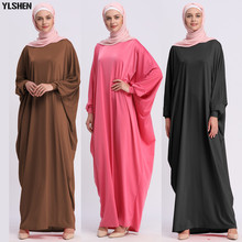 Vestido muçulmano abayas para mulheres, roupa kaftan abaya dubai arábia turquia longa hijab caftan marocain 2024 - compre barato