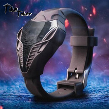 Tike Toker,New men's watche LED watch unique design silicone hand ring wristwatch Fashion digital watch Relojes hombre clock 8 2024 - buy cheap