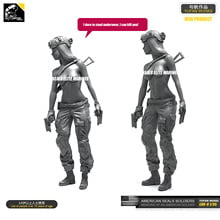 Yufan-modelo 1/35, Kit de proyección en espiral, sello americano, Comando de resina, soldado femenino, sin montar, Loo-09 2024 - compra barato