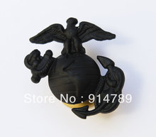 Бейдж американского корпуса морской пехоты, орла, шара, якорь, мини-бейдж, эмблема, черный-33151 2024 - купить недорого