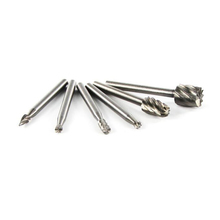 6pcs/lots rotary tool mini drill bit set cutting tools for woodworking knife wood carving tools kit wood tools accessories 2024 - buy cheap