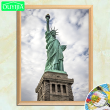 World Famous Statue "Statue Of Liberty - USA" 5D DIY Diamond Painting Square Diamond Embroidery Rhinestones Mosaic Decor Picture 2024 - buy cheap