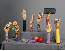Maniquí de mano de madera para mujer, maniquí de mano colorido, Sexy 2024 - compra barato