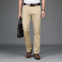 Деловые повседневные летние брюки, мужские прямые легкие брюки со средней талией, мужские брюки в стиле милитари, большие размеры 29-42, мужские брюки 2024 - купить недорого