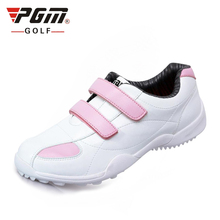 Pgm-zapatos de Golf para mujer, zapatillas de entrenamiento ligeras e impermeables, transpirables, antideslizantes, con bucle de gancho, AA10098 2024 - compra barato