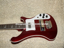 New Arrival Wine red 5 Strings Electric Bass Wholesale Guitars From China 2024 - buy cheap