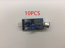 Sensor de detecção de som, módulo de sensor de som, veículo inteligente para arduino, envio direto por atacado, com 10 peças 2024 - compre barato