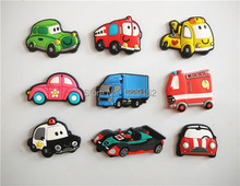 Free shipping (9pcs/lot) Cartoon Car fridge magnets whiteboard sticker Silicon Gel Refrigerator Magnets Educational Kids gift 2024 - buy cheap