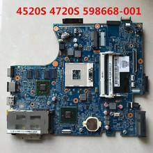 Free shipping For Probook 4520 Laptop motherboard 598668-001 598668-501 598668-601 H9265-4 48.4GK06.041  working well 2024 - buy cheap