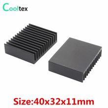 500pcs 40x32x11mm Aluminum HeatSink radiator for Chip LED IC Heat Sink Electronics Computer Transistor cooler cooling 2024 - buy cheap