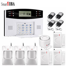 SmartYIBA 433mhz Sensor 99 Zones GSM SMS Home Burglar Security Voice Intruder Alarm System LCD Auto Dialer pir detector 2024 - buy cheap