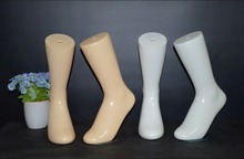 New 1 Pair Women Feet Mannequin Plastic Stand Socks Torso Dummy Diamond Foot With Magnet White Color 2024 - buy cheap