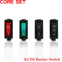 KCD3 Rocker Switch ON-OFF 2 Position 3 Pin Electrical equipment With Light Power Switch 16A 250VAC/ 20A 125VAC 2024 - buy cheap
