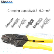 2.8 4.8 6.3 Crimping Plier Multi Tool 0.5-6mm2 manual hand multi tools 0.5 to 6.0 mm2 AWG 16 -10 Crimping Tool 2024 - buy cheap