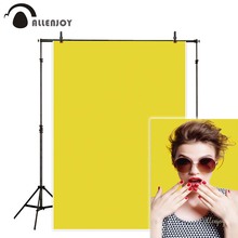 Allenjoy-telón de fondo para estudio fotográfico, telón de color sólido y amarillo puro para sesión fotográfica y retrato 2024 - compra barato