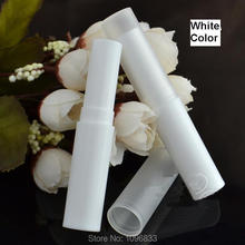 4G Lipstick Tube White Color Cosmetic Packaging Bottle, Empty White Lip Balm Tube, PP Plastic Tube New Thin Model, 100PCS/LOT 2024 - buy cheap