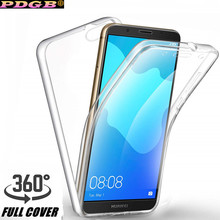 Full Body Case For Huawei P20 Lite Nova 3E 3i 3 Mate 10 20 Pro Honor 8X P Smart Y5 Y6 Y7 Y9 2018 Transparent Touch Screen Cover 2024 - buy cheap