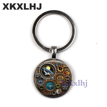 XKXLHJ Steampunk Witches Shadowbox Inspiration Keychain Jewelry Glass Cabochon Men's Car Key Chain 2024 - buy cheap