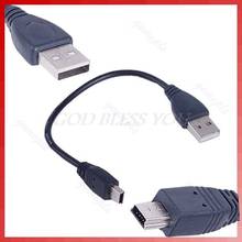 Short USB 2.0 A Male to Mini 5 Pin B Data Charging Cable Cord Adapter Dropshipping 2024 - buy cheap