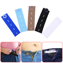 1 pçs pant cintura expansor cintura saia calças jeans elástico botão extensor 899 2024 - compre barato