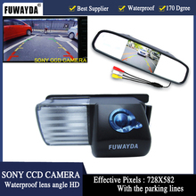 FUWAYDA cámara de Vista trasera del coche con grabadora de cámara de coche en coche monitores para Nissan Livina cubo GT-R Pulsar viceversa Fairlady 350 HD 2024 - compra barato