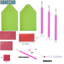 DIY Diamond Painting Accessories 5D Cross Stitch Embroidery Pen Diamond Painting Tools Set Mosaic Glue Pen Kit Tweezers 2024 - buy cheap