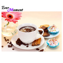 Ever Moment Diamond Painting Decoration For Home Coffee Dessert 5D DIY Full Square Mosaic Diamond Embroidery Decoration ASF1480 2024 - buy cheap