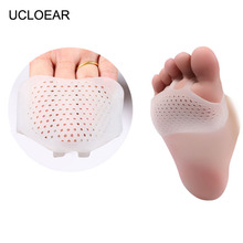 Силиконовые гелевые прокладки UCLOEAR для передней части стопы, Дышащие стельки, эластичные стельки для облегчения боли, защитные мягкие вставки для обуви для женщин 2024 - купить недорого