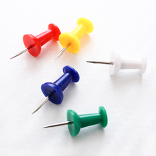 80PCS Picture pin decoration I-type nail, big head nail, wall nail, color pin 2024 - buy cheap