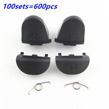 For Sony Playstation 4 PS4 Pro controller Replacement Trigger Button JDS 040 JDM-040 L2 R2 L1 R1 Button W/ Spring 100sets=600pcs 2024 - buy cheap