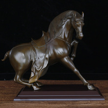 2020 TOP Business Ornament art Talisman Mascot Good luck Success Home Shop Napoleon General battle steed horse bronze art statue 2024 - buy cheap