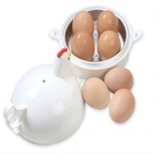 Пароварка для яиц, 4 котла для яиц, в форме курицы, микроволновка, новинка, кухонная бытовая техника для приготовления пищи, пароварка, домашний инструмент 2024 - купить недорого
