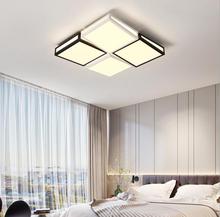 Lâmpadas sala de estar lâmpada do teto led quarto criativo retangular sala estar lâmpada atmosfera simples e moderna casa led 2024 - compre barato
