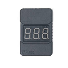 Высокая точность 0,01 в 2 в 1 RC Lipo батарея Led измеритель низкого напряжения тестер BX100 1S-8S Buzzer Alarm скидка 30% 2024 - купить недорого