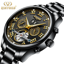 Luxury Brand KINYUED Men Watches Automatic Mechanical Watch Men Full Steel Business Waterproof Sport Watches Relogio Masculino 2024 - buy cheap