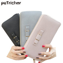 Card Holder Wallet Women Luxury Leather Wristlet Purse Female Clutch Bag Zipper Coin Large Wallet Phone Bag Long Wallet For Lady 2024 - buy cheap