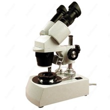 Microscopio estéreo con gema, suministros de AmScope, 20X-40X-80X 2024 - compra barato