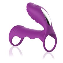 Male Penis Vibrating Ring Delay Ejaculation Cock G spot Stimulator Clitoris Massager Anal Dildo Vibrator Sex Toys for Men Women 2024 - buy cheap