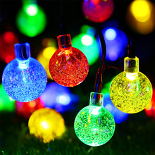 Cordas de luz led para decoração, com energia solar, jardim, gramado, para festa, casamento, festas, natal, decoração em led 2024 - compre barato