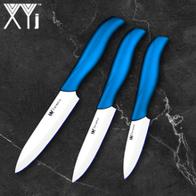 XYj Ceramic Kitchen Knife 3 4 5 inch White Black Blade Zirconium Oxide Multi-color Handle Slicing Paring Cooking Kitchen Tools 2024 - buy cheap