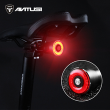 Luz traseira automotiva q5, luz de segurança para bicicleta, bicicleta, freio automático, recarga usb, flash inteligente, mtb 2024 - compre barato