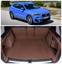 For BMW X2 F39 2018 2019 Full Rear Trunk Tray Liner Cargo Mat Floor Protector foot pad mats Embroidery Leather 2024 - buy cheap