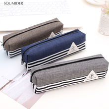 Creative Pencil Case Simple Design Style Zipper Pencil Bags Pen Holders School Supplies Stationery Pencil Box for Boys or Girls 2024 - buy cheap